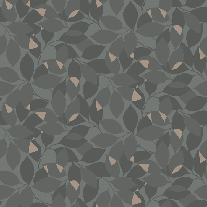 676-03, Blommor y Blad, MUR papel pintado