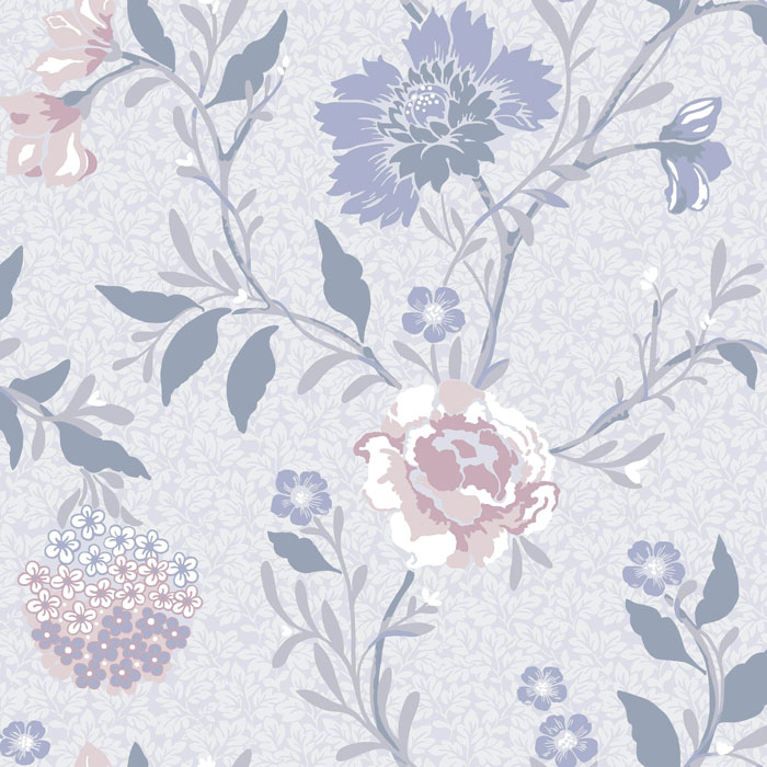 683-01, Blommor y Blad, MUR papel pintado